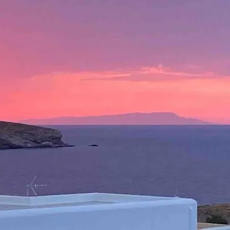 Tinos Beautiful Sunrise Near Agios Sostis Nyaraló *